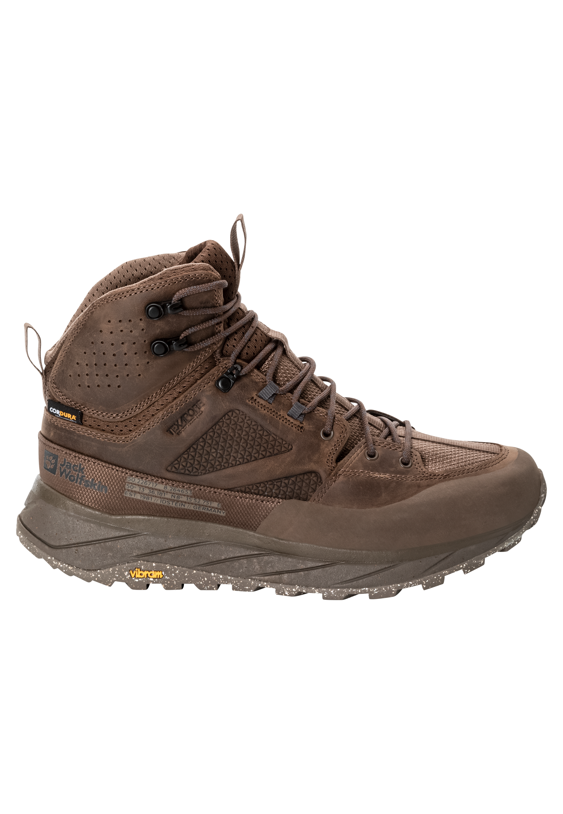 TERRAQUEST TEXAPORE MID M Men's waterproof hiking shoes Brown