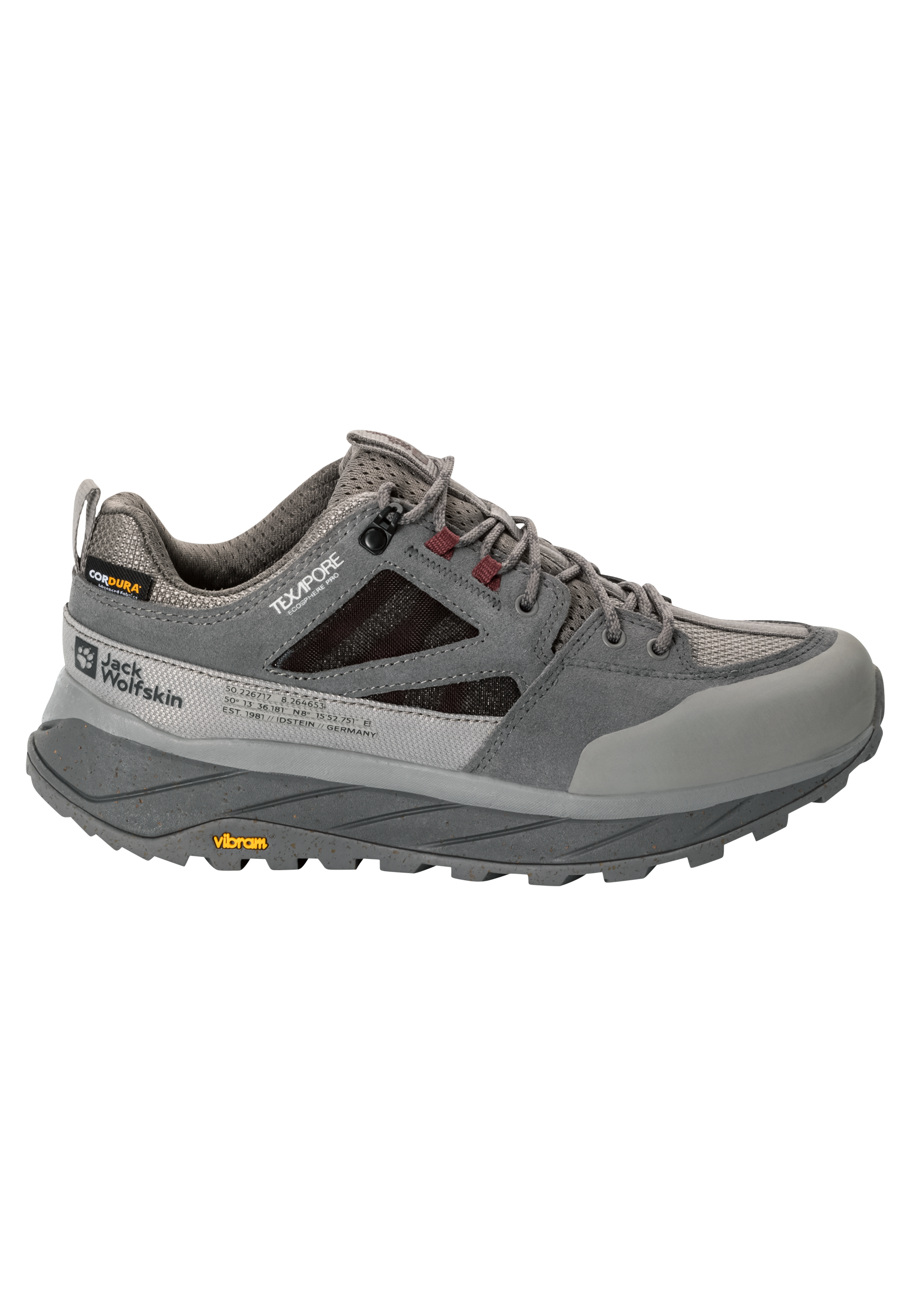 TERRAQUEST TEXAPORE LOW W Women's waterproof hiking shoes Grey