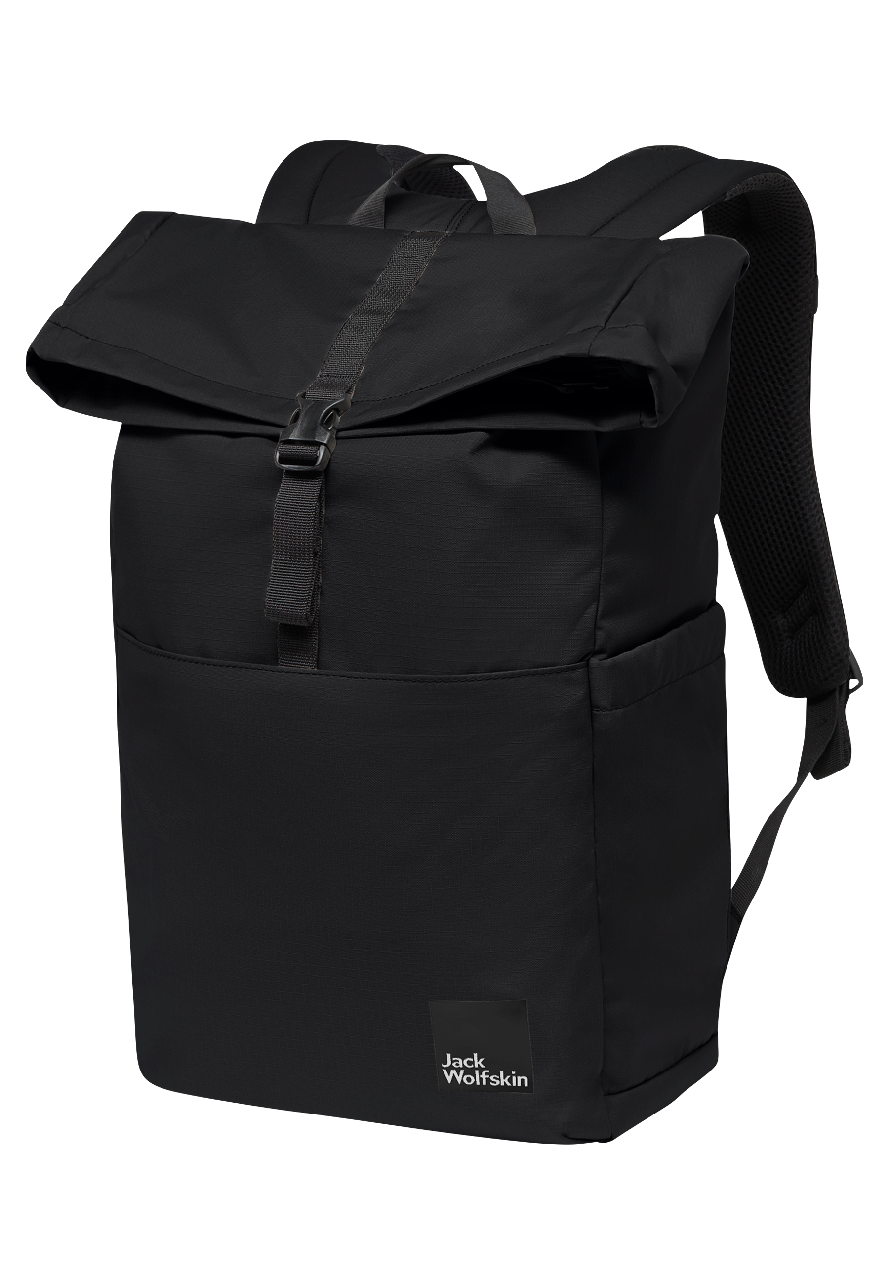 ISLAND Rolltop daypack with laptop compartment 20 L unisex Black