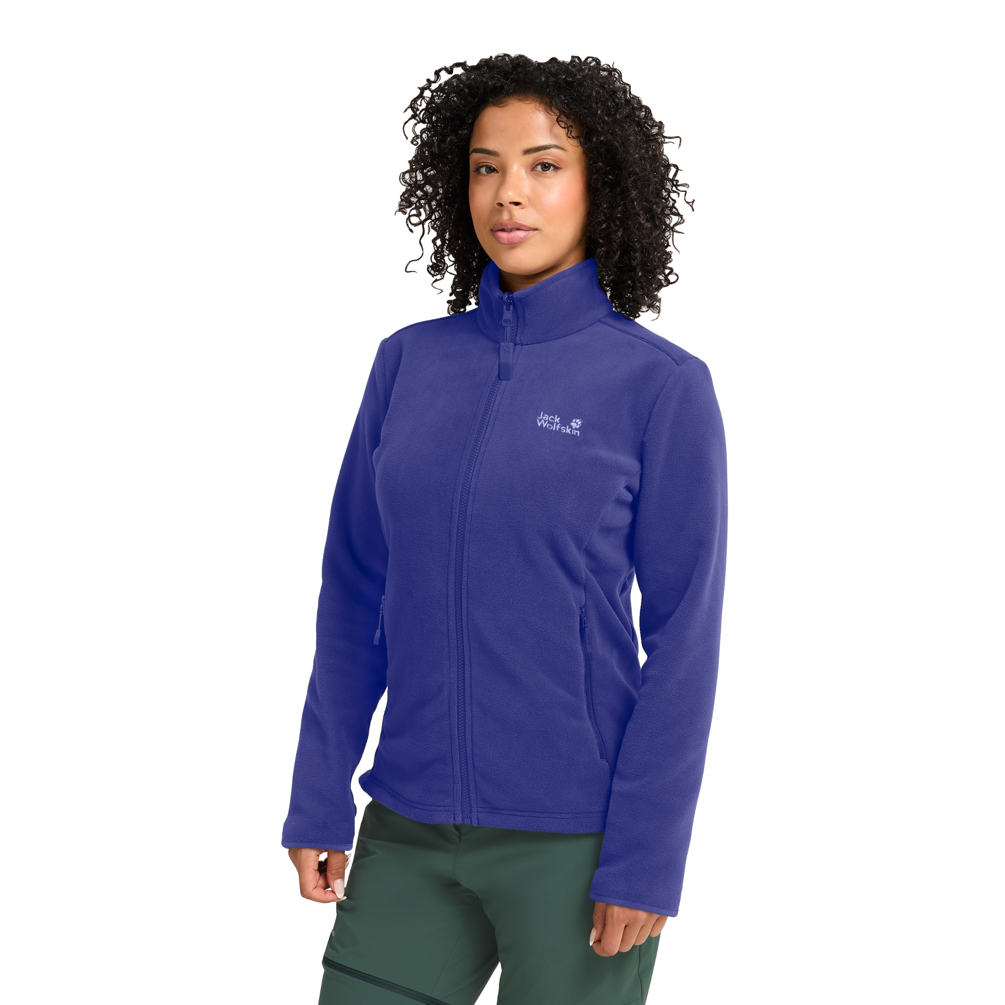 WILD REBEL 200 FZ W Women's full-zip fleece jacket with 3-in-1