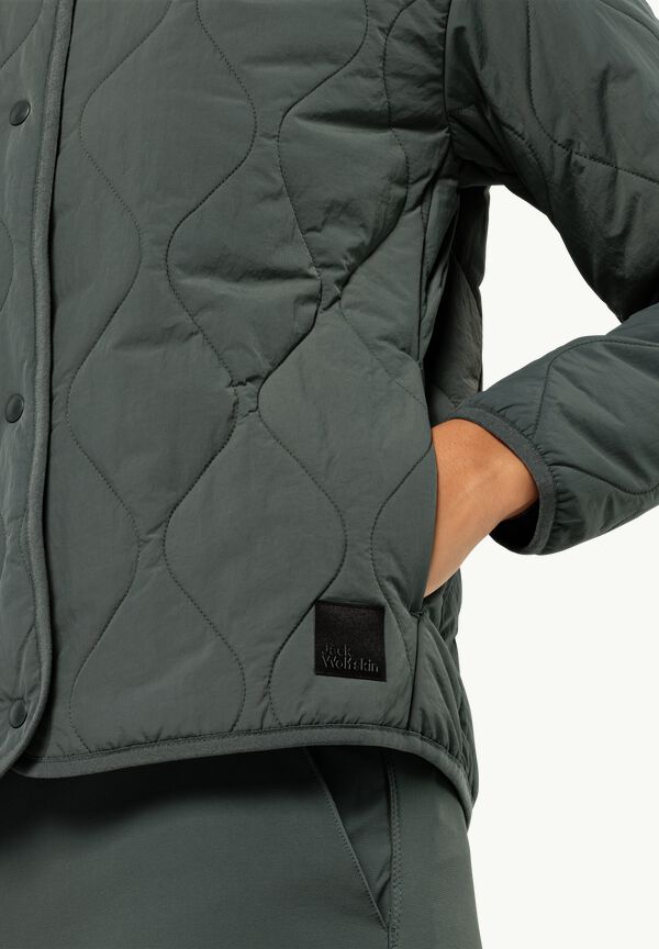 WANDERMOOD INS JKT W - slate green M - Women\'s insulating jacket – JACK  WOLFSKIN