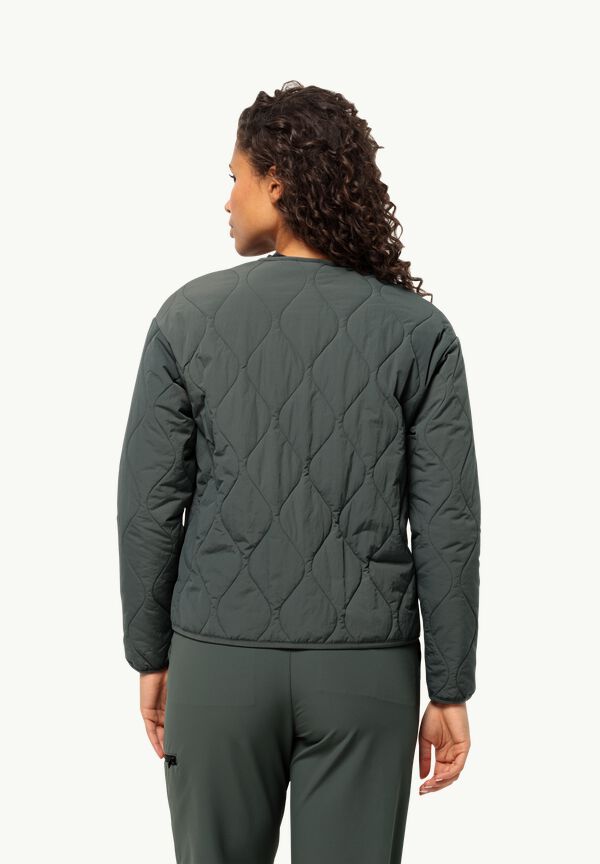 M JKT – JACK Women\'s slate - W jacket WANDERMOOD insulating - green INS WOLFSKIN