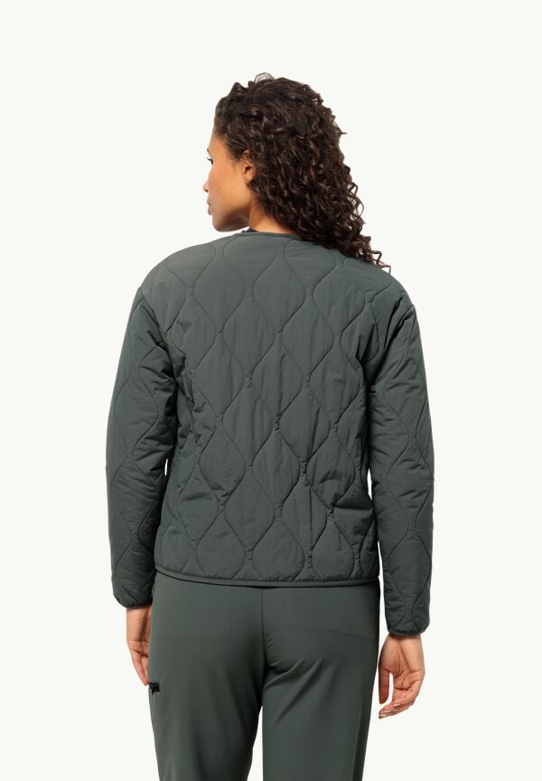 WANDERMOOD INS JKT W - slate green M - Women's insulating jacket – JACK  WOLFSKIN