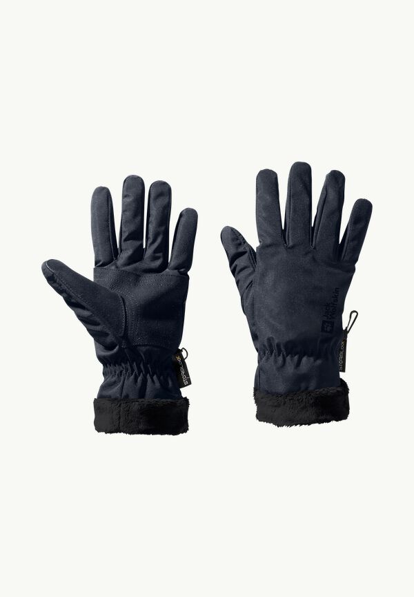 HIGHLOFT GLOVE WOMEN - night blue L - Women\'s windproof gloves – JACK  WOLFSKIN | Fleecehandschuhe