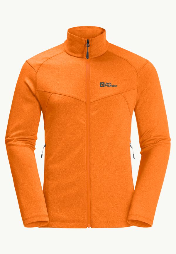 FORTBERG FZ M - blood orange XXL - Men's fleece jacket – JACK WOLFSKIN