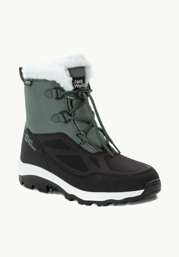 VOJO SHELL XT TEXAPORE MID K - slate green 32 - Kids\' waterproof winter  boots – JACK WOLFSKIN