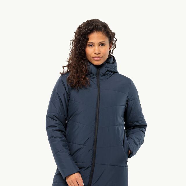 DEUTZER COAT W - night blue M - Women's winter coat – JACK WOLFSKIN