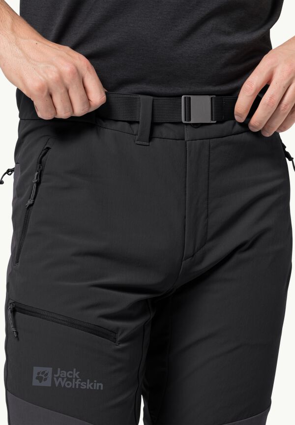 Trekking WOLFSKIN trousers - M 48 black – JACK PANTS men - ZIEGSPITZ softshell