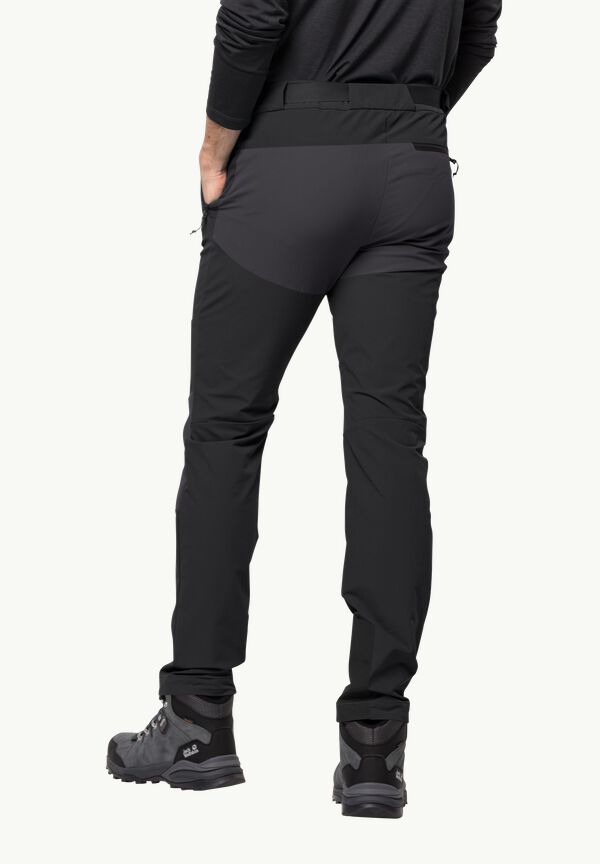 ZIEGSPITZ PANTS M - black 48 - Trekking softshell trousers men – JACK  WOLFSKIN