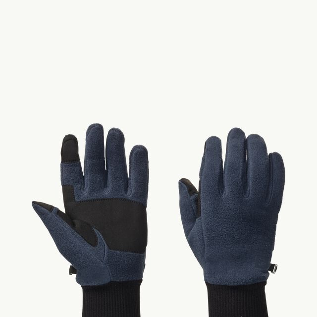 VERTIGO GLOVE - night blue S - Fleece gloves – JACK WOLFSKIN