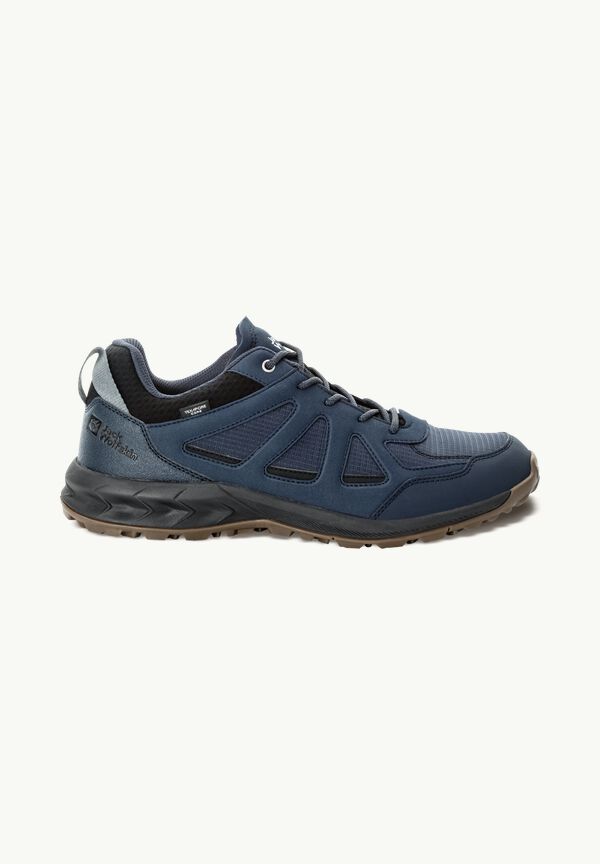 WOODLAND 2 TEXAPORE LOW M - night blue 40.5 - Men\'s waterproof hiking shoes  – JACK WOLFSKIN