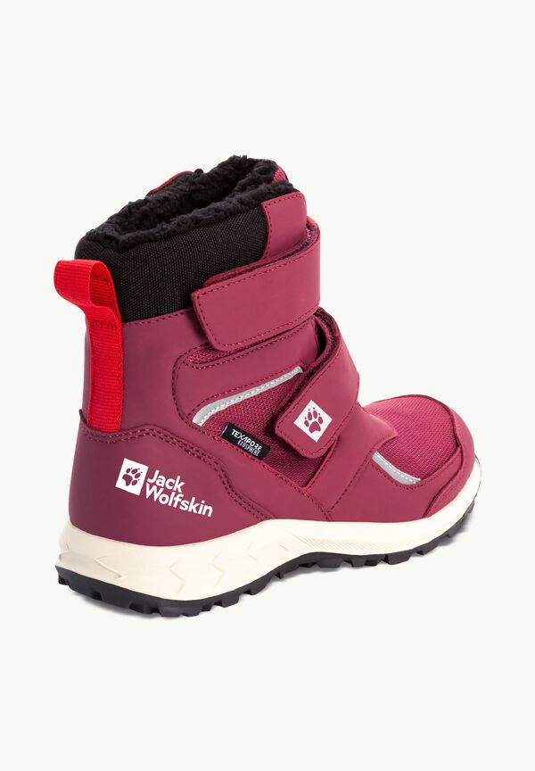 WOLFSKIN JACK winter waterproof burgundy WT boots Kids\' TEXAPORE WOODLAND – - HIGH VC - red / 31 K