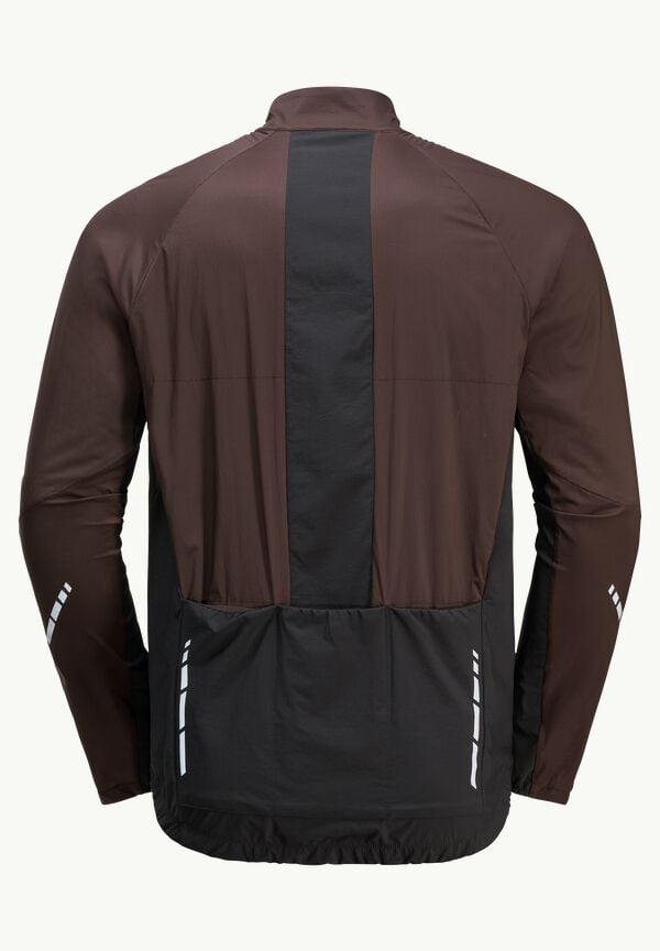 MOROBBIA ALPHA INS JKT M - red earth M - Breathable cycling jacket men – JACK  WOLFSKIN