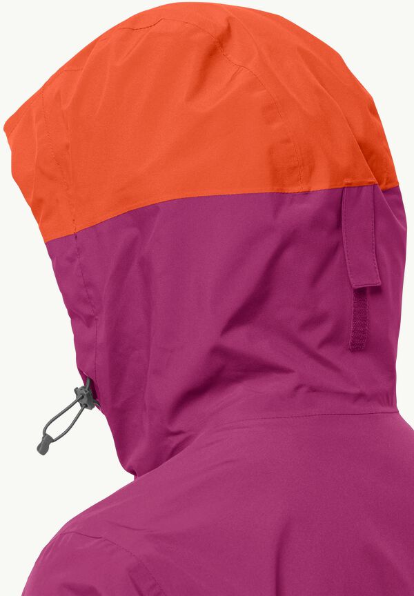 WEILTAL 2L JKT W - vibrant orange M - Women's rain jacket – JACK WOLFSKIN