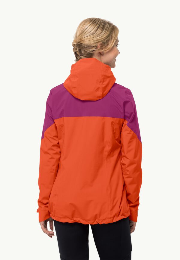 WEILTAL 2L JKT W - vibrant orange M - Women\'s rain jacket – JACK WOLFSKIN