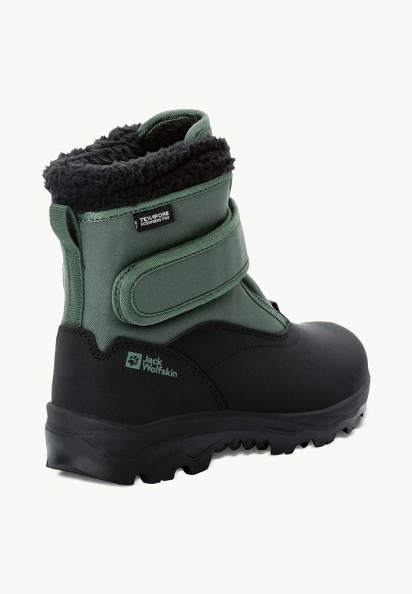 VOJO SHELL TEXAPORE MID VC K - slate green 40 - Kids\' waterproof winter  boots – JACK WOLFSKIN | Stiefel