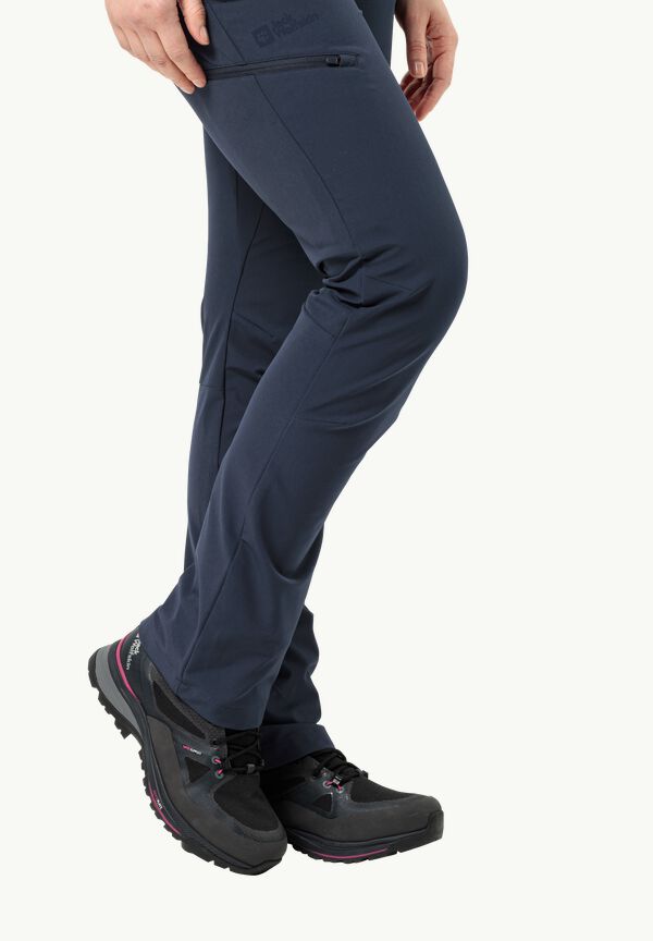 GEIGELSTEIN PANTS W - night blue 44 - Women's softshell hiking trousers – JACK  WOLFSKIN