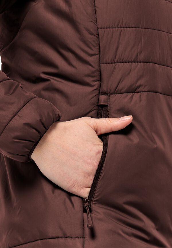 LAPAWA INS JKT dark JACK - WOLFSKIN - Women\'s W maroon M insulating – jacket