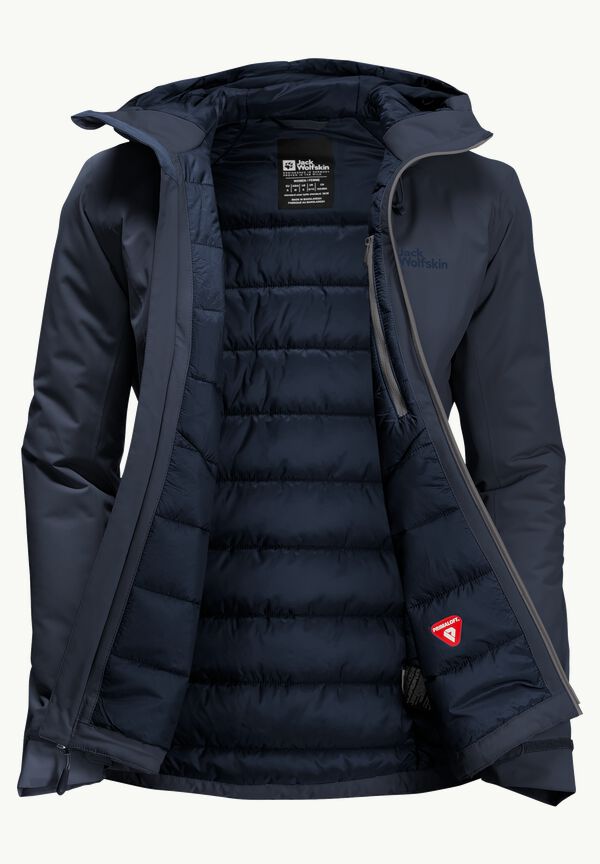 Women\'s waterproof night jacket JACK - WISPER - INS blue – JKT M winter WOLFSKIN W