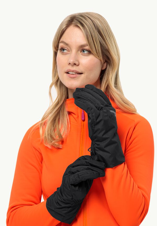 WINTER BASIC GLOVE - black M - Waterproof gloves – JACK WOLFSKIN | Fleecehandschuhe