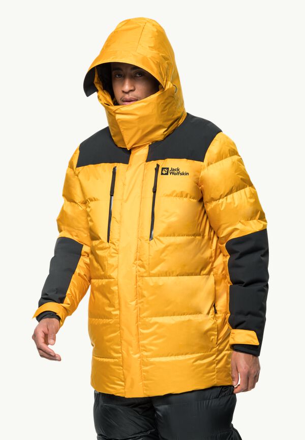 1995 SERIES COOK jacket burly – M S down yellow expedition Men\'s - JACK JKT - WOLFSKIN XT
