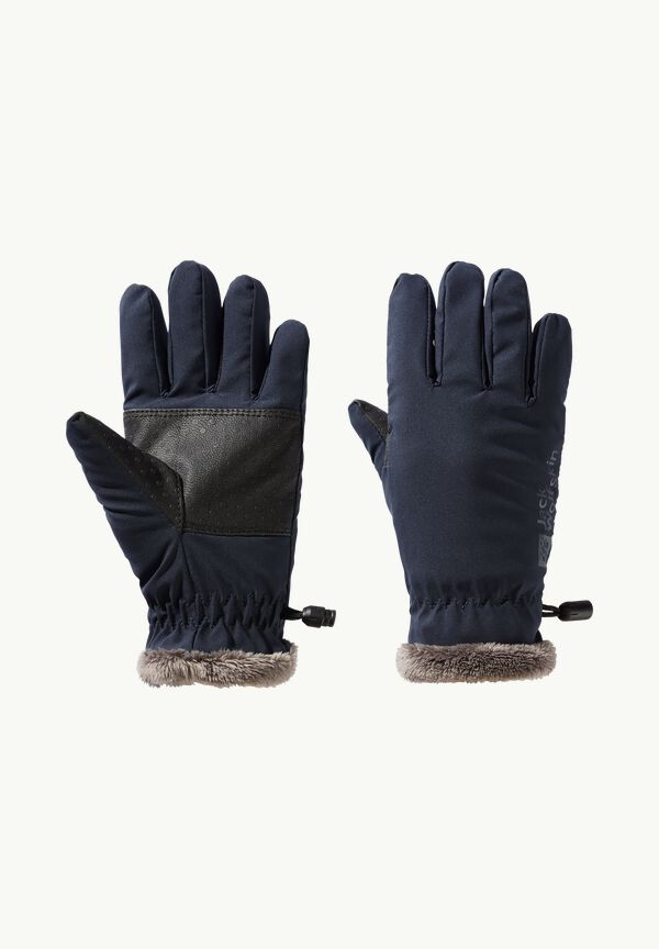 HIGHLOFT GLOVE K - night blue 116 - Kids' softshell gloves – JACK WOLFSKIN