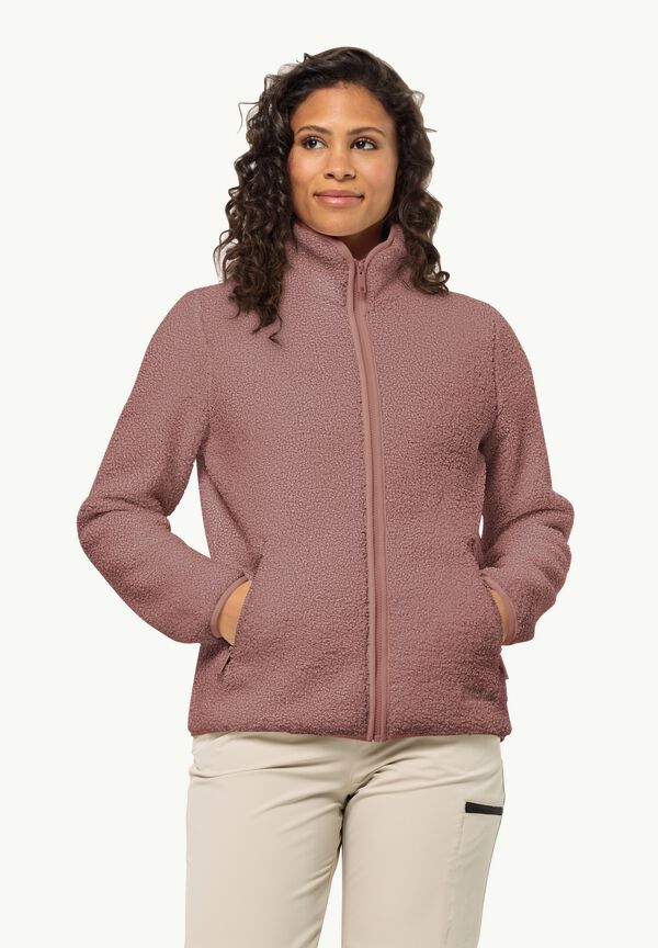 HIGH CURL JACKET W - afterglow M - Women's fleece jacket – JACK WOLFSKIN