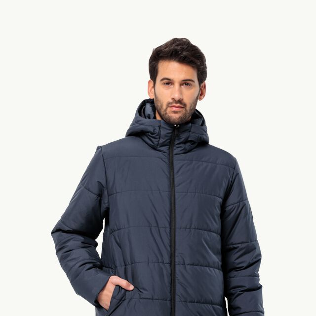 DEUTZER LONG JKT M - jacket - Men\'s – XL blue night WOLFSKIN JACK between-seasons