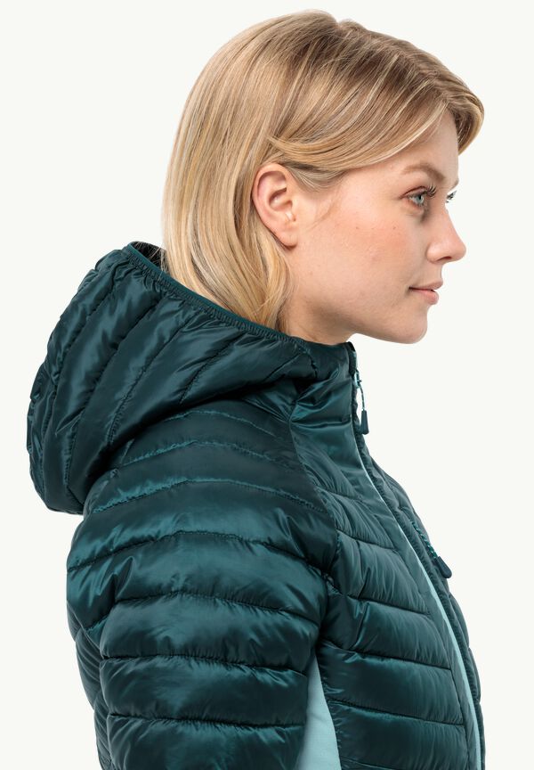 ROUTEBURN PRO INS JKT W - sea green M - Women\'s insulating jacket – JACK  WOLFSKIN