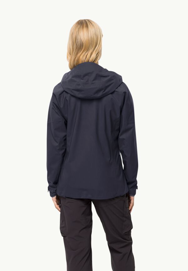 KAMMWEG 2L JKT W - graphite M - Trekking rain jacket women – JACK WOLFSKIN