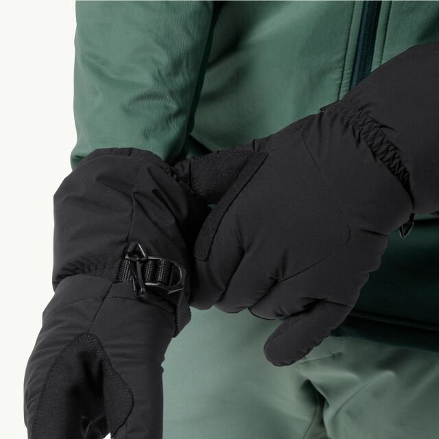 BIG WHITE GLOVE - black gloves JACK M WOLFSKIN Waterproof - –