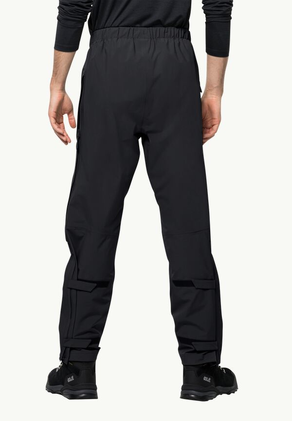 Cycle L PANTS MOROBBIA WOLFSKIN - overtrousers – 3L - JACK black