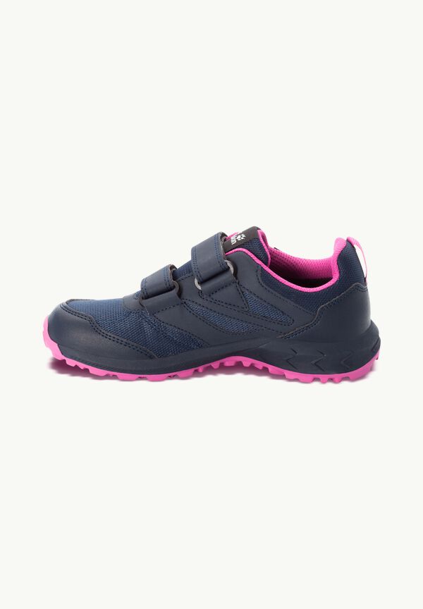 hiking - shoes Kids\' waterproof / - VC blue WOODLAND TEXAPORE 34 pink LOW JACK WOLFSKIN – K