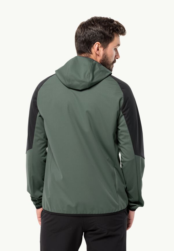 FELDBERG HOODY M jacket - – softshell - JACK hedge Men\'s green WOLFSKIN L