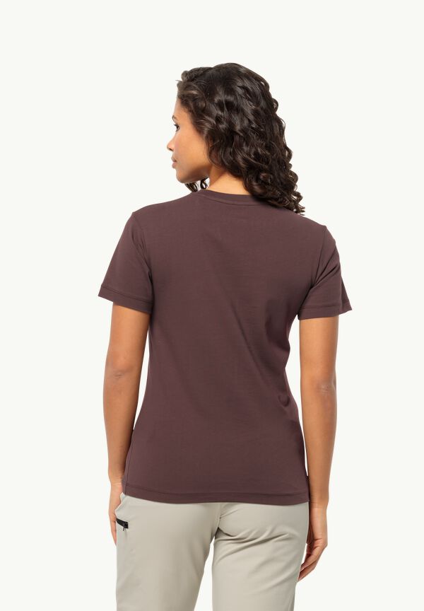 Women\'s WOLFSKIN XS - ESSENTIAL T-shirt cotton T – organic W JACK - boysenberry