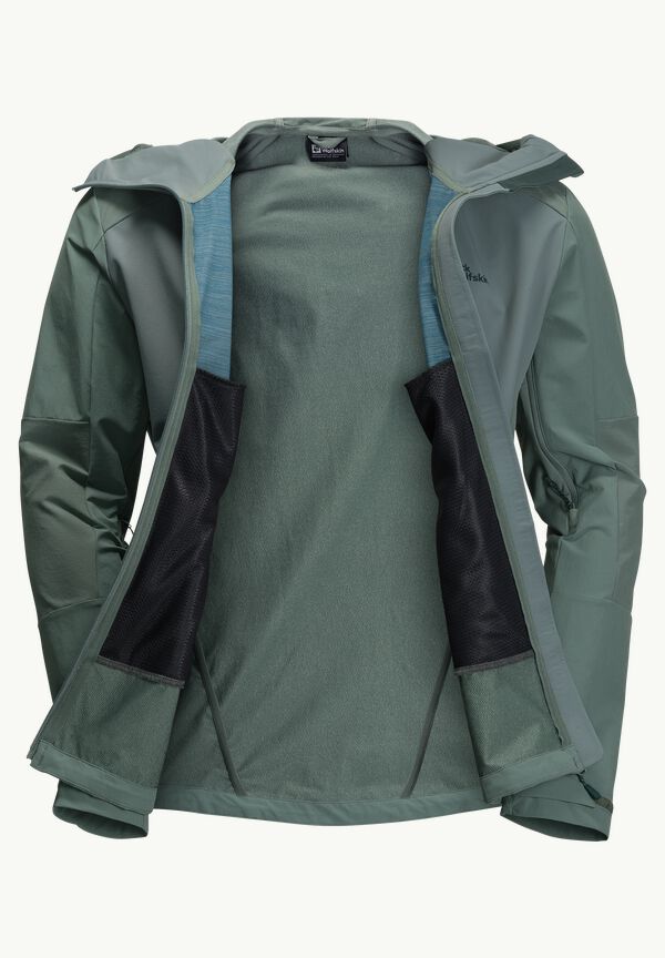 KAMMWEG JKT M - hedge green M - Trekking softshell jacket men – JACK  WOLFSKIN