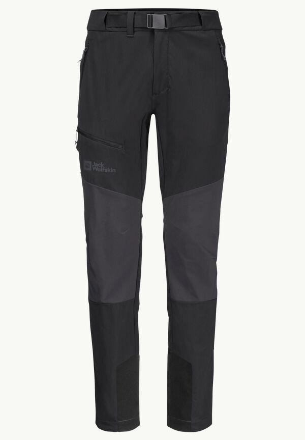 ZIEGSPITZ 48 WOLFSKIN trousers - JACK PANTS men – softshell Trekking - M black