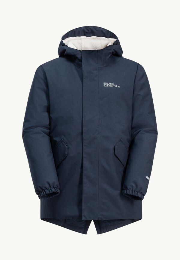 COSY BEAR JACKET G - night blue 104 - Girls\' waterproof winter jacket – JACK  WOLFSKIN