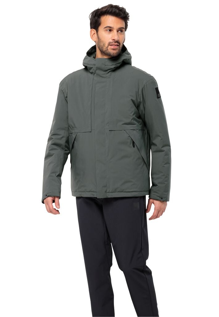 WANDERMOOD JKT M - slate green XXL - Men\'s waterproof winter jacket – JACK  WOLFSKIN