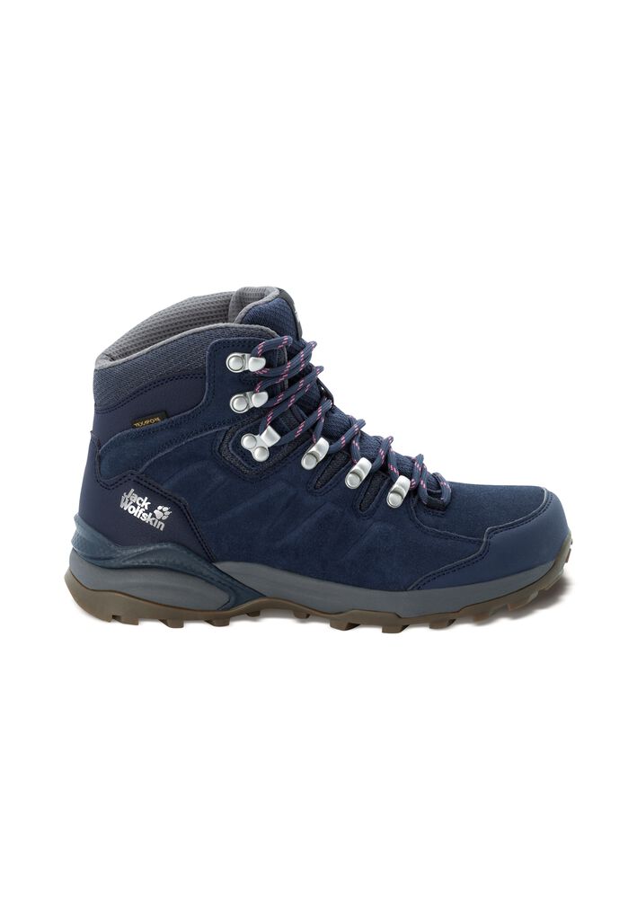 REFUGIO TEXAPORE MID W - dark blue / grey 39 - Women\'s waterproof hiking  shoes – JACK WOLFSKIN