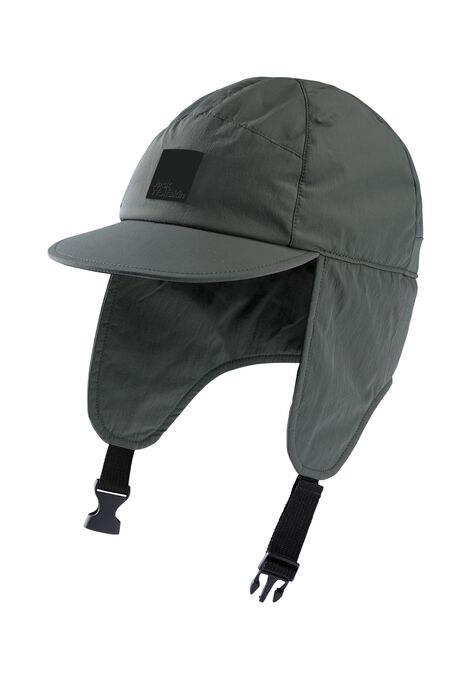 – flaps Windproof green - - slate L JACK CAP baseball WANDERMOOD with WOLFSKIN ear cap