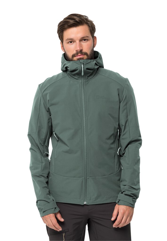 WOLFSKIN – JKT jacket M - - KAMMWEG JACK hedge softshell green M men Trekking