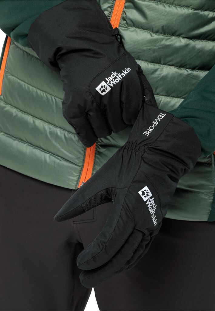 WINTER BASIC GLOVE gloves WOLFSKIN JACK black M - – Waterproof 