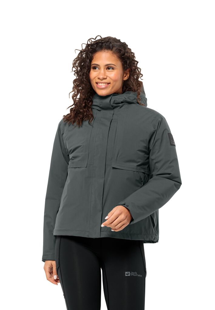JACK green - Women\'s slate JKT – winter jacket waterproof - WANDERMOOD WOLFSKIN W L