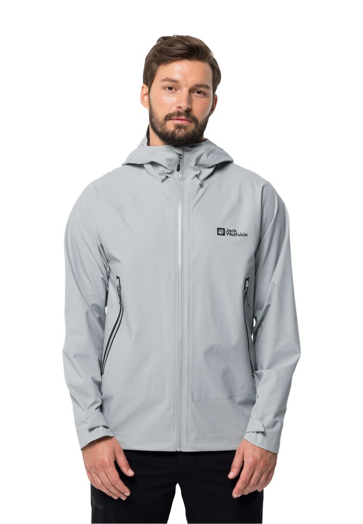 Pool Contract Klaar TAPELESS 2.0 JKT M - silver grey XXL - Innovative rain jacket men – JACK  WOLFSKIN