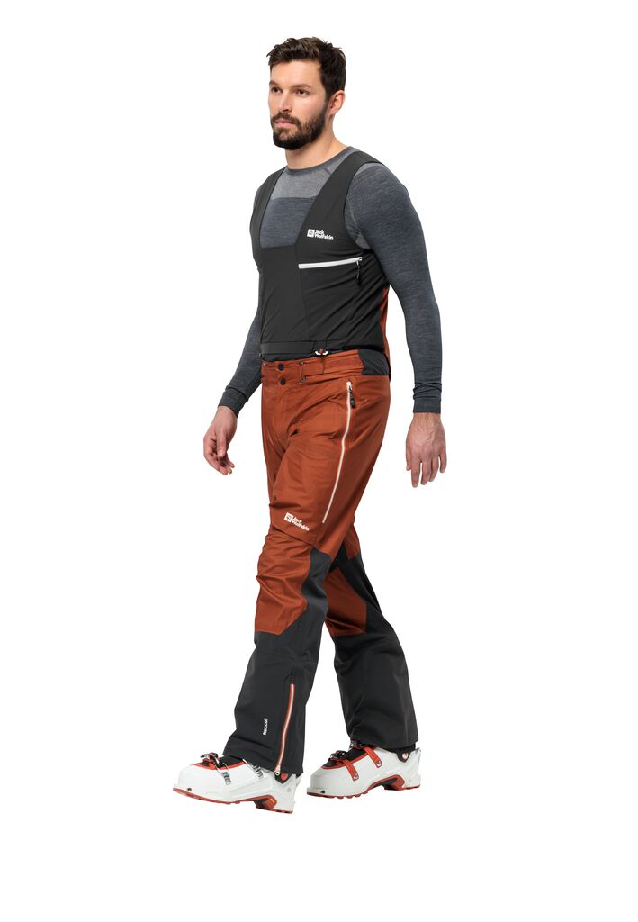 ALPSPITZE AIR ski JACK system – carmine PANTS - touring XXL men trousers tracking Breathable for - with RECCO® WOLFSKIN M