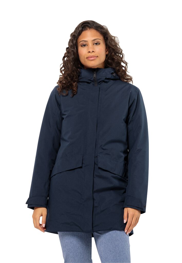 TEMPELHOF - – coat W Women\'s XS JACK - winter WOLFSKIN COAT waterproof blue night