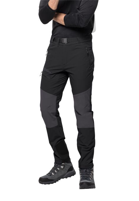 ZIEGSPITZ PANTS M - black 48 - Trekking softshell trousers men – JACK  WOLFSKIN