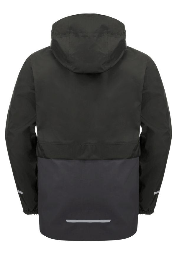 RAINY DAYS 2L JKT K granite black 116 Kids rain jacket JACK WOLFSKIN