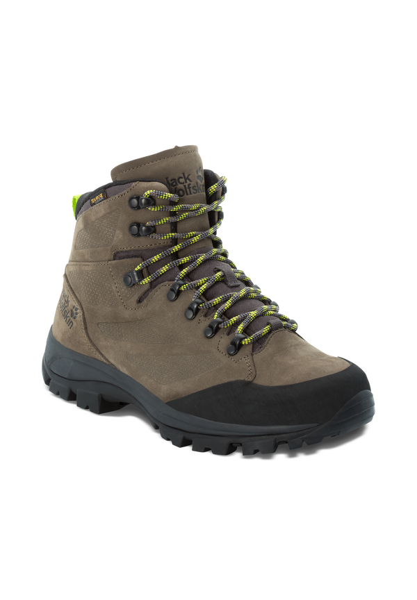 REBELLION TEXAPORE MID M Khaki Phantom 40.5 Men s waterproof trekking shoes JACK WOLFSKIN
